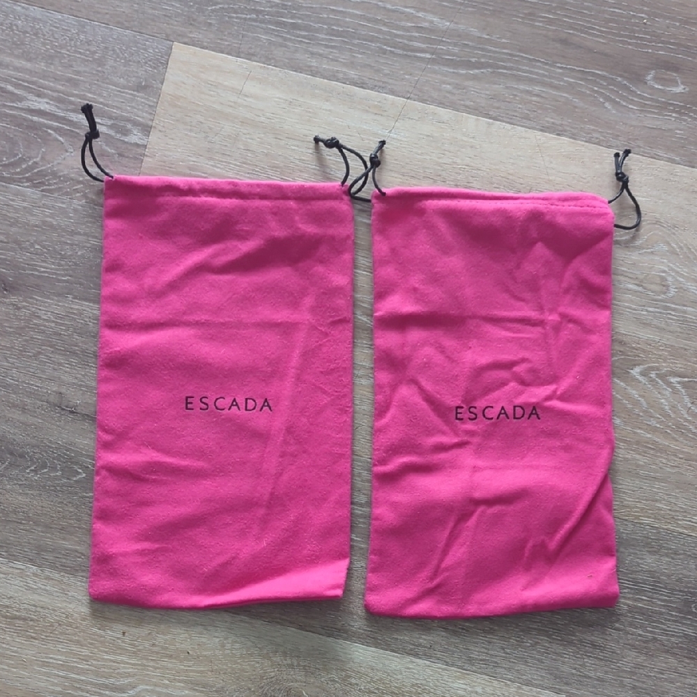 Escada Pink shoes Dust Bags